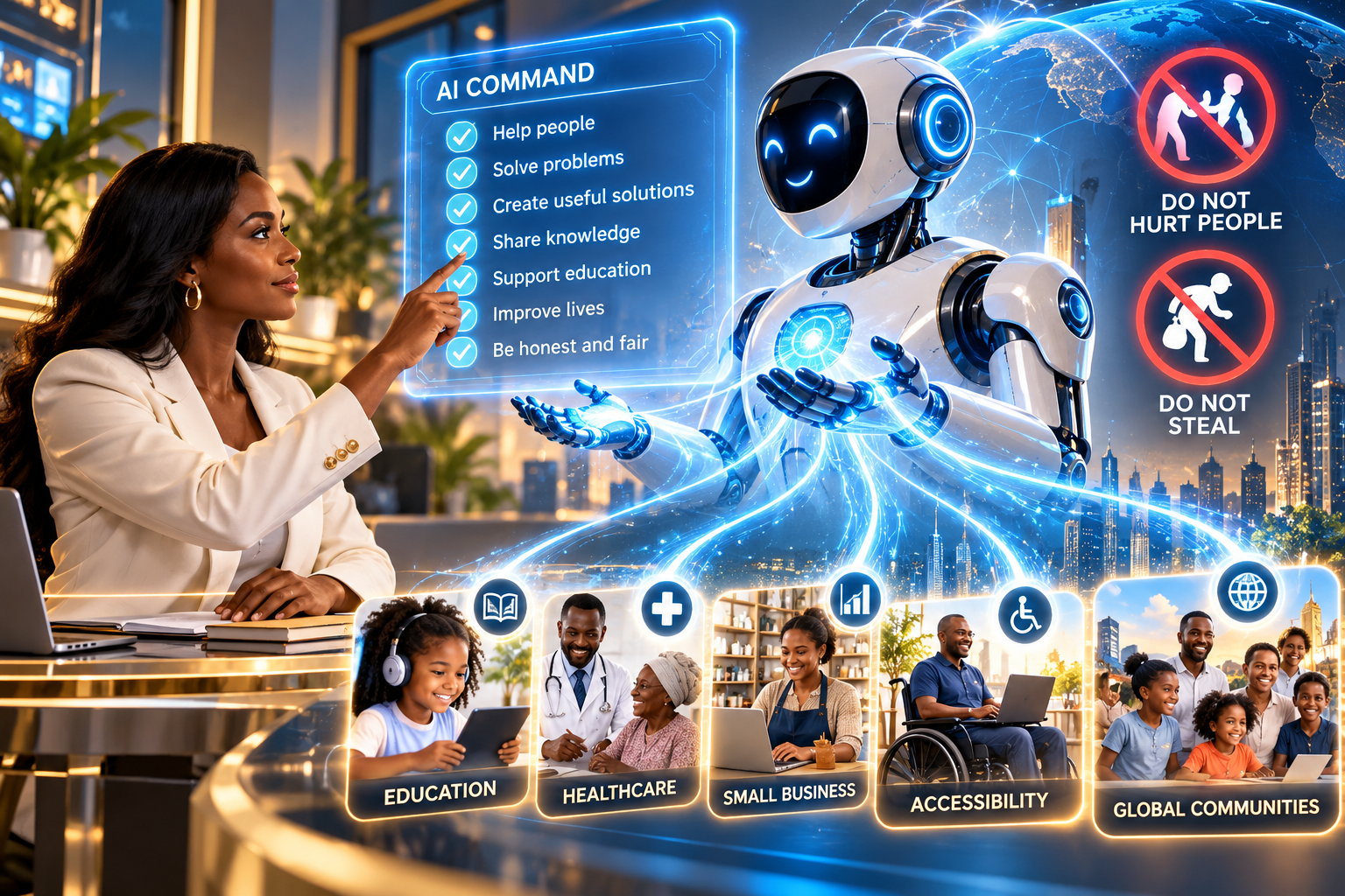 AI and technology helping people