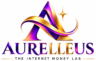 aurelleus luxury gold purple logo